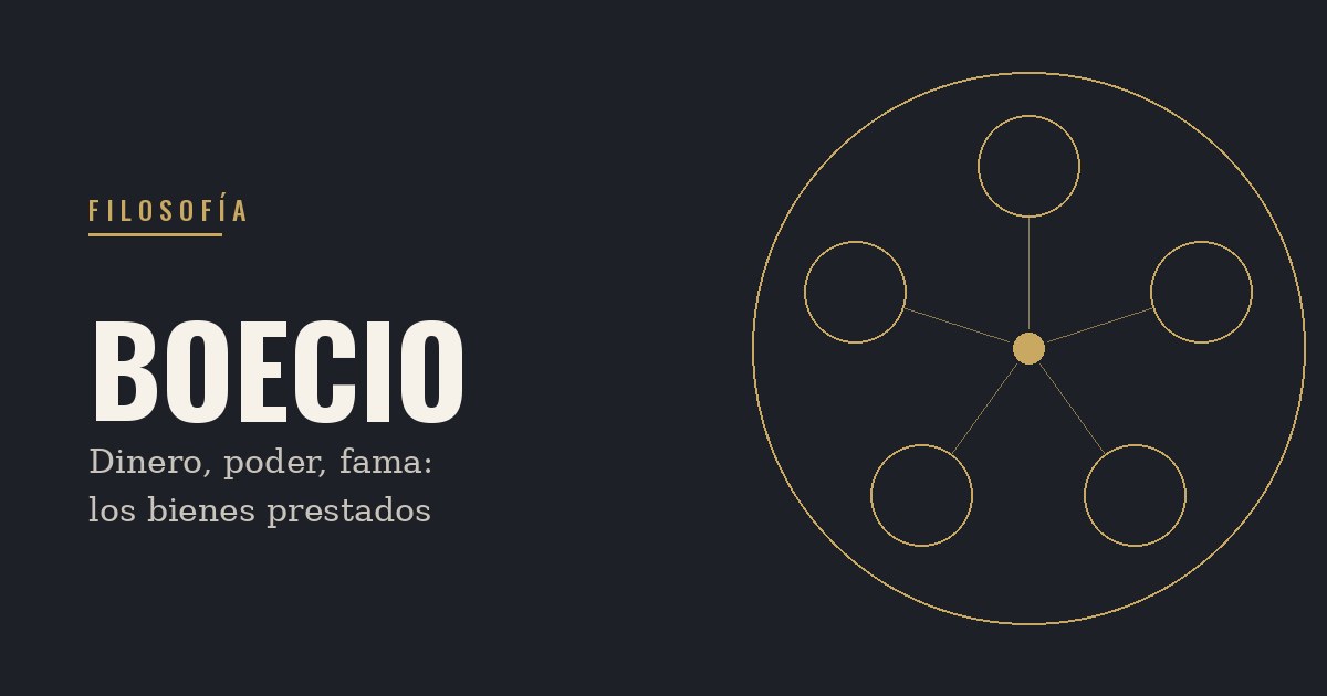 Portada del artículo sobre Boecio y los bienes prestados